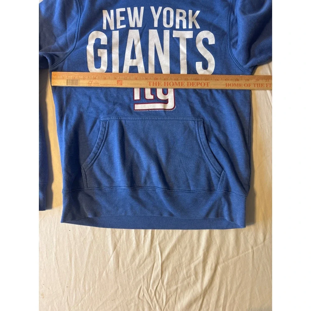 NFL New York Giants Hoodie Mens Large Blue Good Graphic Pullover Sweatshirt - Picture 5 of 13